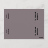 ポーラーベアファミリーのしおり ポストカード (裏面)