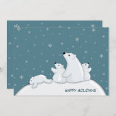 ポーラーベアファミリー シーズンカード (正面/裏面)