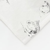 ポーラーベアブランケットマザー&ベアカブ毛布 フリースブランケット (角)