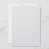 ポーラーベアベビーシャワーフローラ招待状 招待状 (裏面)