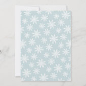 ポーラーベアベビーシャワー招待状 招待状 (裏面)