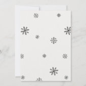 ポーラーベアベビーシャワー招待状 招待状 (裏面)