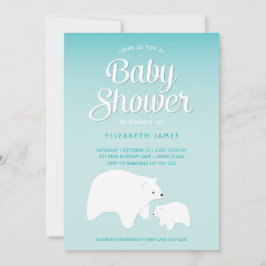 ポーラーベアベビー 招待状