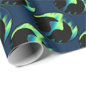 ポーラーベアラッピング紙トライバルアートギフト紙 ラッピングペーパー (ロールコーナー)