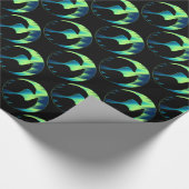 ポーラーベアラッピング紙トライバルアートギフト紙 ラッピングペーパー (角)