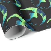 ポーラーベアラッピング紙トライバルアートギフト紙 ラッピングペーパー (ロールコーナー)