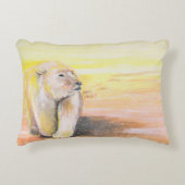 ポーラーベアーアクセント枕 アクセントクッション (正面)