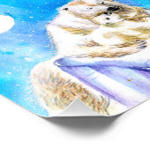 ポーラーベアーアートプリント フォトプリント            (角)