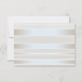 ポーラーベアーウィンターウェディングRSVPカード 招待状 (裏面)