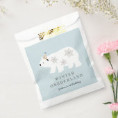 ポーラーベアーウィンターオネダーランドブルー1st誕生日 フェイバーバッグ (封をした状態)