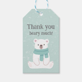 ポーラーベアーウィンターオーネダーランドありがとうございました ギフトタグ