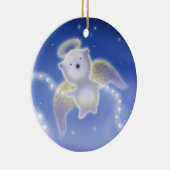 ポーラーベアーエンジェルクリスマスオーナメント セラミックオーナメント (右)