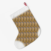 ポーラーベアークリスマスストッキングカスタムベアーストッキング ラージクリスマスストッキング (裏面 (吊り時))