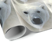 ポーラーベアークリスマスラップ紙 ラッピングペーパー (ロールコーナー)