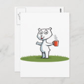 ポーラーベアーコーヒー ポストカード (正面/裏面)