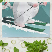 ポーラーベアースキー |ギフトベビー キッチンタオル (折り畳み)