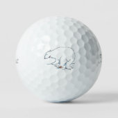ポーラーベアータイトリストPro V1ゴルフボール3pk ゴルフボール (正面)