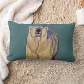 ポーラーベアーツ枕パーソナライズされたベアーズピロー ランバークッション (ブランケット)