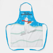 ポーラーベアートルコクリスホリデー料理ベーキング エプロン (正面)