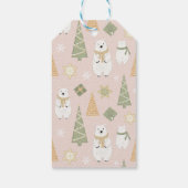 ポーラーベアーノルディックバラギフトラベル ギフトタグ (裏面)