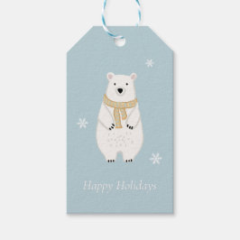 ポーラーベアーノルディックブルーギフトラベル ギフトタグ