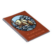 ポーラーベアーノート先住民アートベアーアートノート ノートブック (右側)