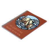 ポーラーベアーノート先住民アートベアーアートノート ノートブック (左側)