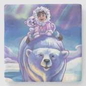 ポーラーベアーバス ストーンコースター (正面)