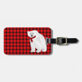 ポーラーベアーバッファロープレイドラゲッジタグ ラゲッジタグ (正面横)