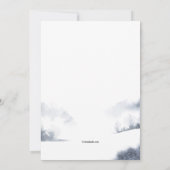 ポーラーベアーバースデーパーティー 招待状 (裏面)