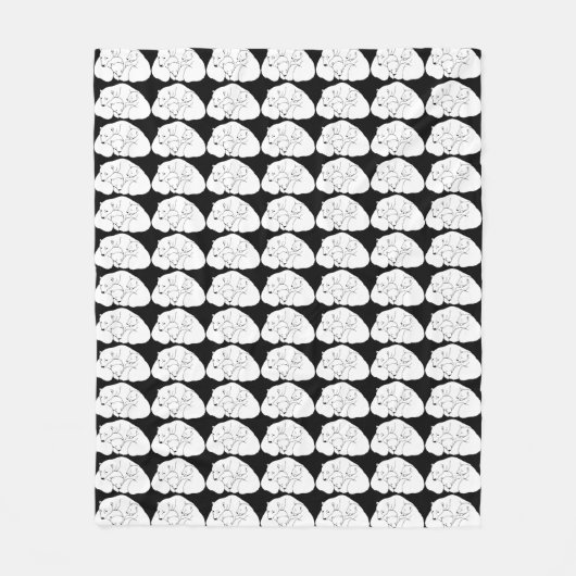 ポーラーベアーブランケットマザー&ツインベアーキュブブランケット フリースブランケット (正面)