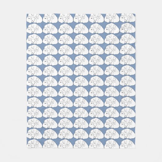 ポーラーベアーブランケットマザー&ツインベアーキュブブランケット フリースブランケット (正面)