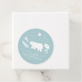 ポーラーベアーブルーウィンター誕生日サンキューサンキュー フェイバータグ (インサイチュ)