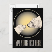 ポーラーベアーポストカードマザー&キュービーベアーポストカード ポストカード (正面/裏面)