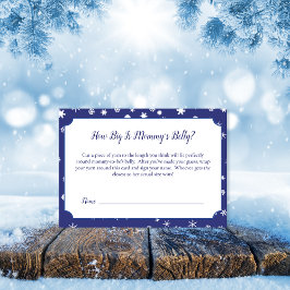 ポーラーベアーママのお腹サイズ赤ちゃんシャワーゲーム