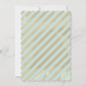 ポーラーベアーママ&キューブブルーベビーシャワー招待状 招待状 (裏面)