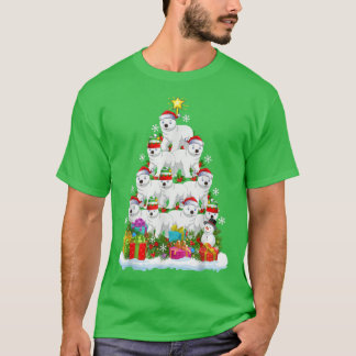 ポーラーベアーラバークリスマスライツおもしろいポーラーベアーキリ Tシャツ