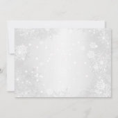 ポーラーベア冬のベイビーシャワー招待状 招待状 (裏面)