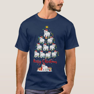 ポーラーベア好きとお揃いのサンタ ポーラーベア クリスマス Tシャツ