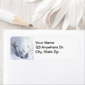 ポーラーベア昼寝 ラベル (インサイチュ)