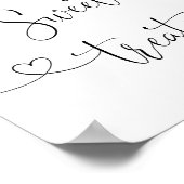 ポーラーベア甘いお菓子のポスター ポスター (角)