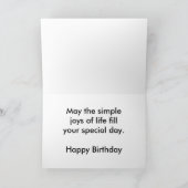 ポーラーベア誕生日カード(大プリント) カード (内部)