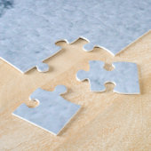 ポーラーベア足プリントジグソーパズル ジグソーパズル (側面)