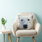 ポーラーベア顔 クッション (椅子)