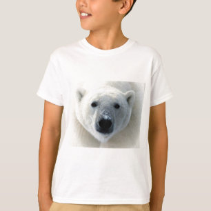 ポーラーベア顔 Tシャツ
