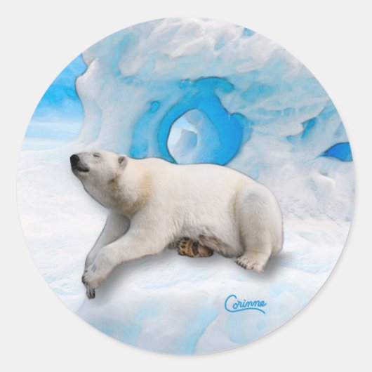 ポーラーベア1 – エンベロープシール ラウンドシール (正面)