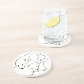 ポーラーベア アートコースター 親子コースター コースター (側面)