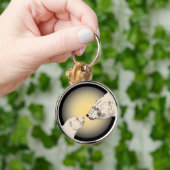 ポーラーベア&キューブキーチェーンベアアートキーチェーン キーホルダー (手)