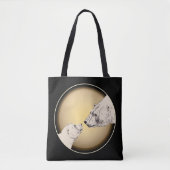 ポーラーベア&キューブトートバッグベアートショッピングバッグ トートバッグ (正面)