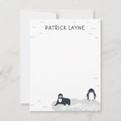 ポーラーベア ステーショナリー ノートカード (正面)